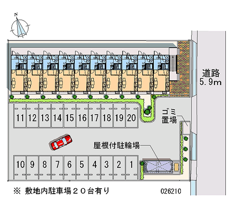 26210 Monthly parking lot