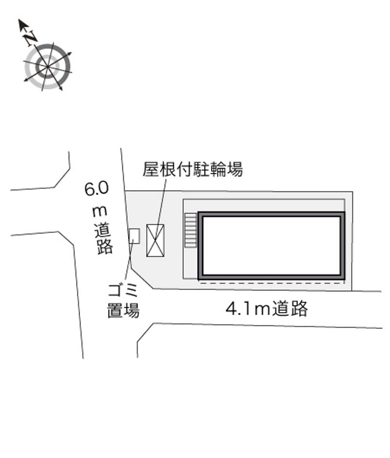 レオパレス朱雀 配置図