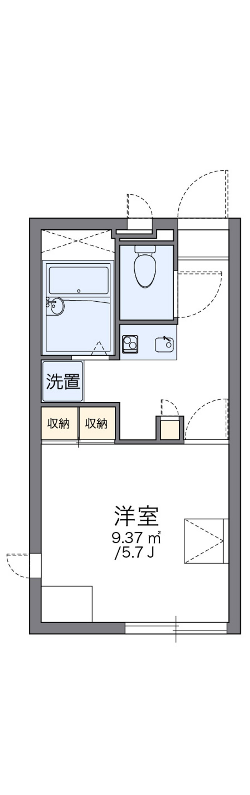 レオパレス北青木 間取り