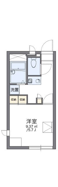 レオパレス北青木 間取り図