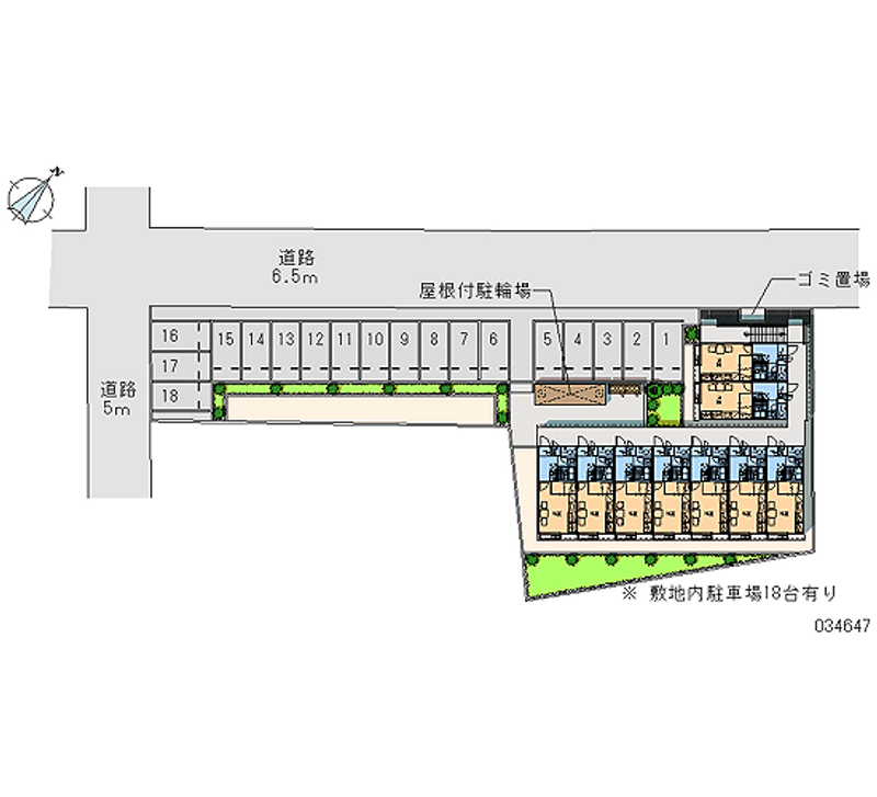 34647月租停車場