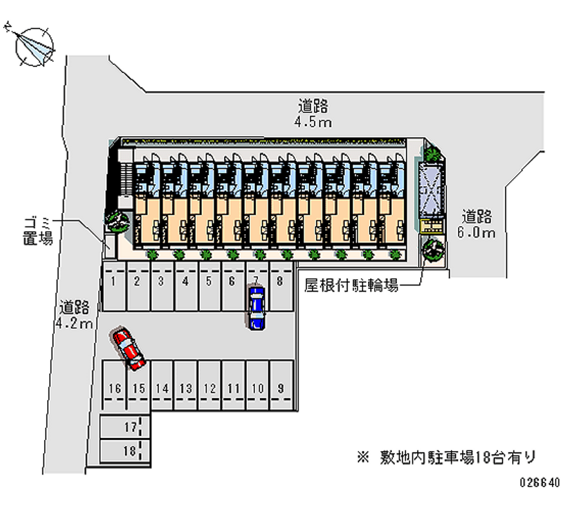 26640 bãi đậu xe hàng tháng