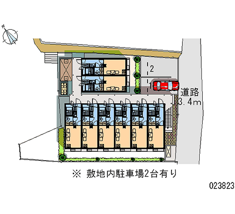 23823月租停車場