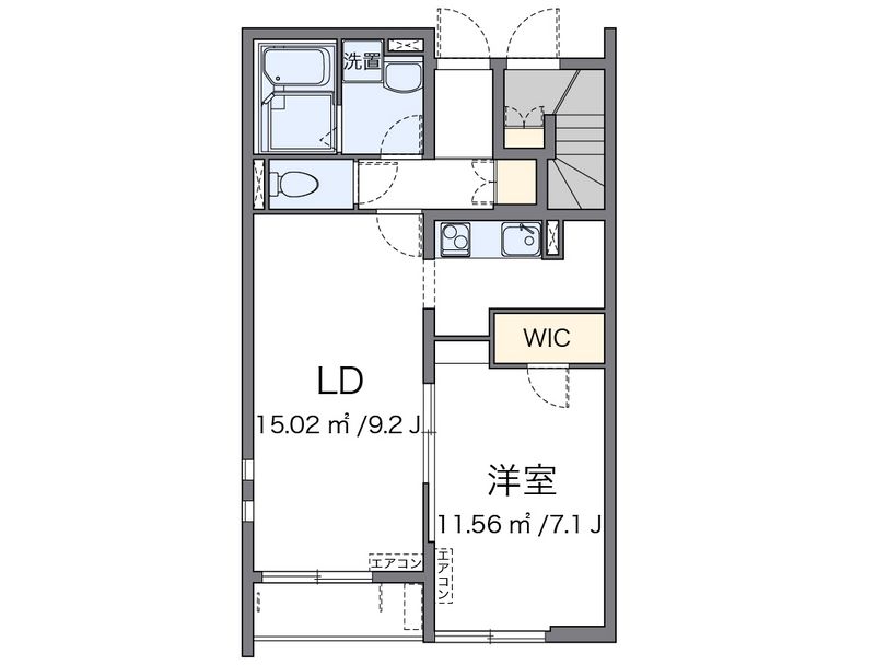 クレイノプレジオＣ 間取図