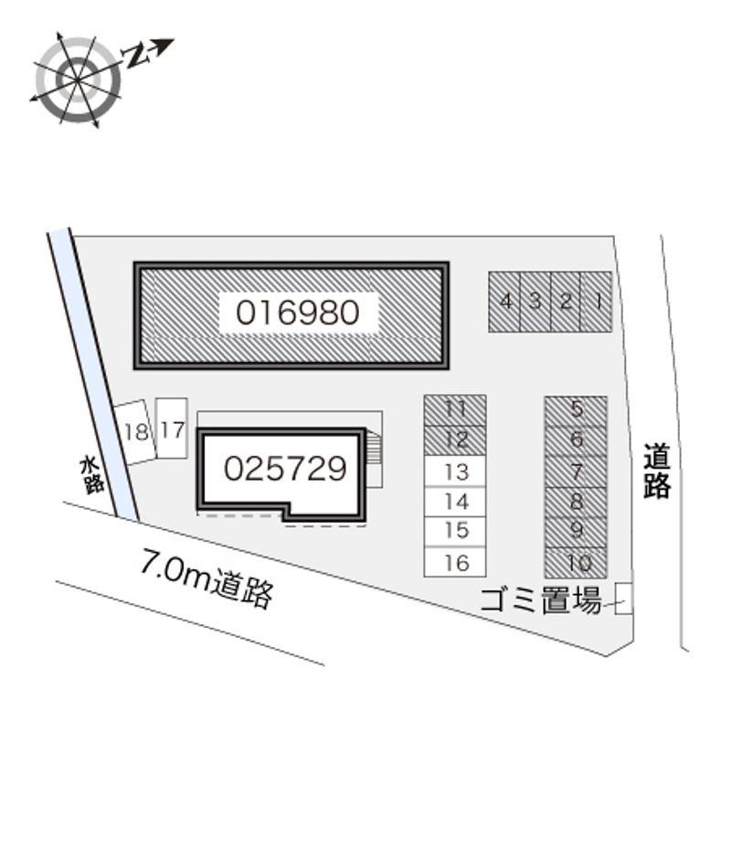 レオパレスクリアー 配置図