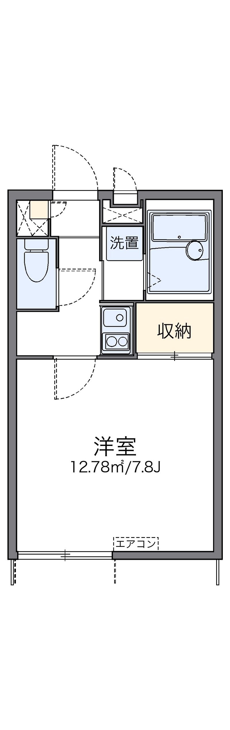 レオパレス桜 間取図