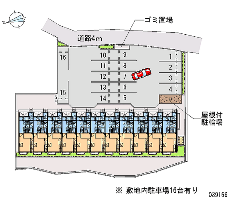 レオパレスＣＯＲＡＬ　明石西 月極駐車場