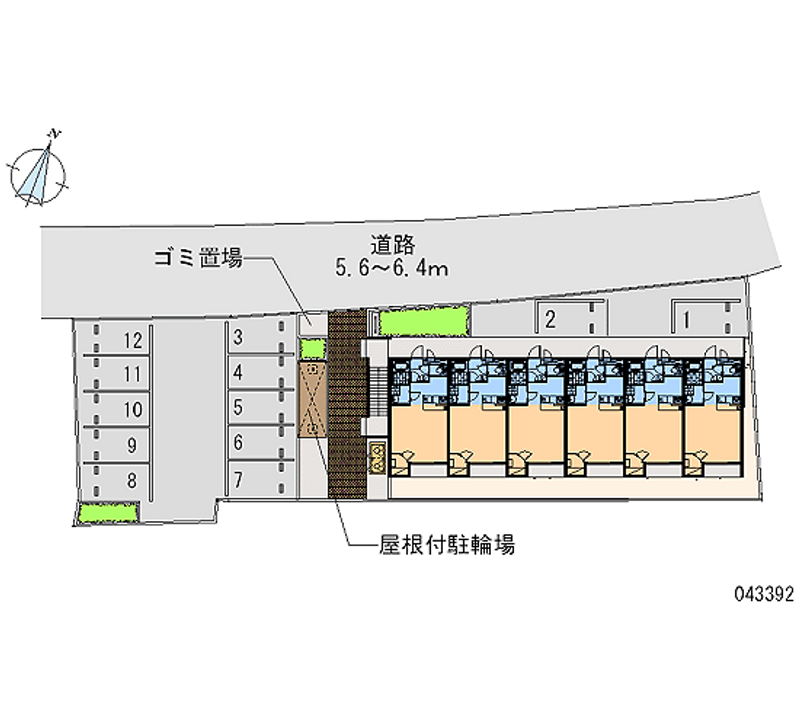 43392 Monthly parking lot