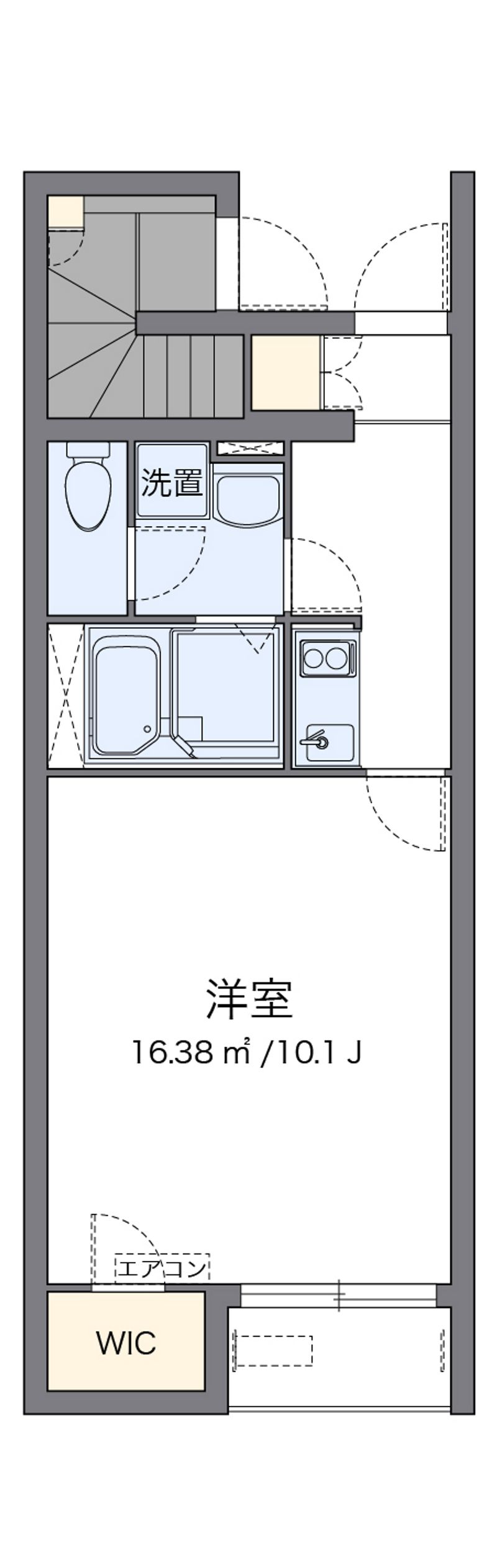 レオネクストなるみ 間取図