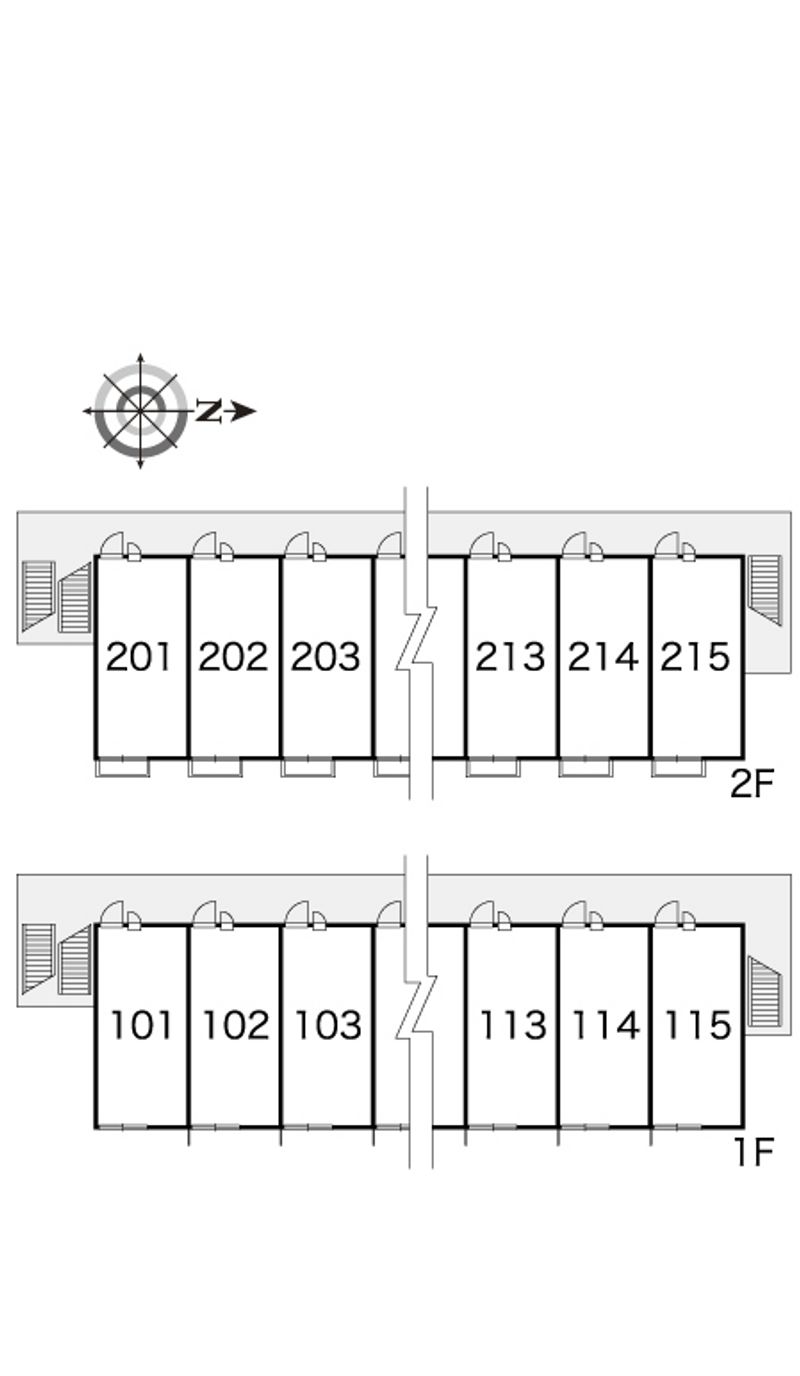 レオパレス源藤Ⅳ 間取配置図