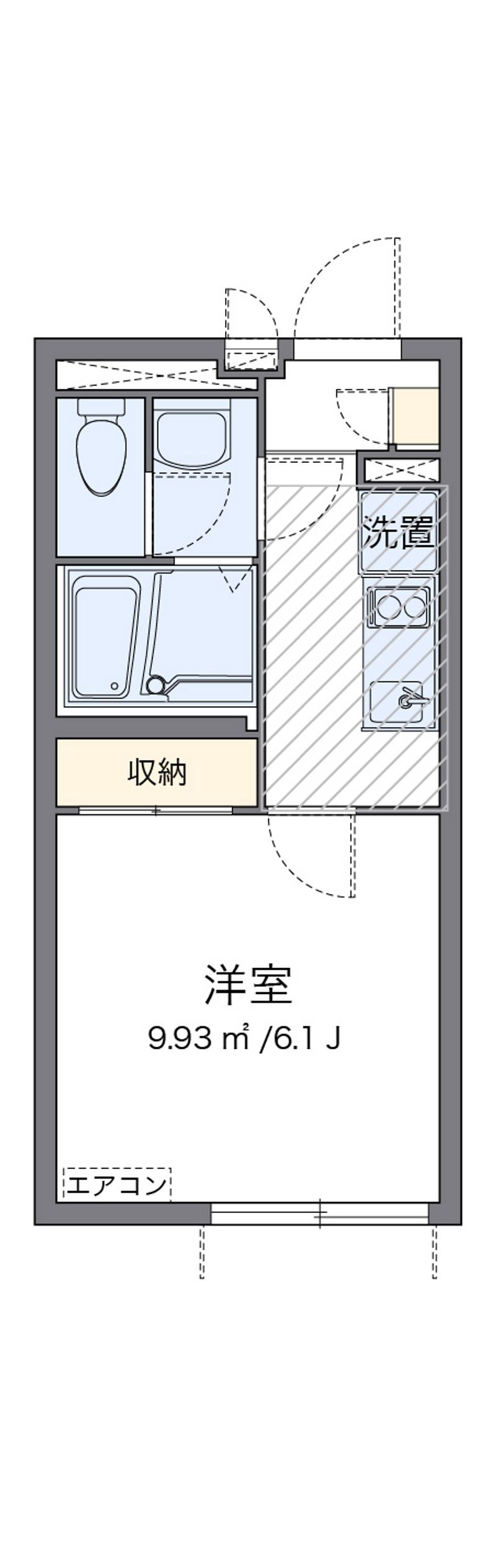 クレイノフェリス東四つ木 間取図