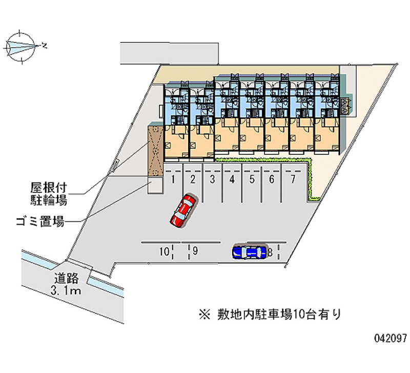 42097 bãi đậu xe hàng tháng