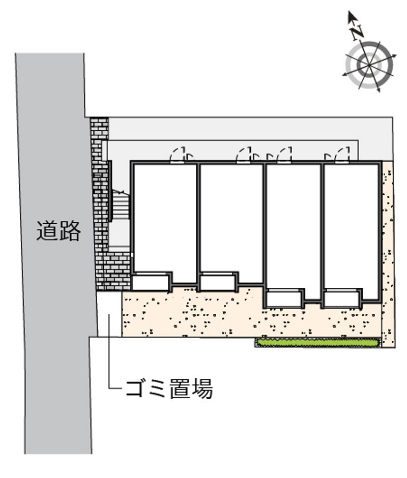 ミランダ稲毛穴川 配置図