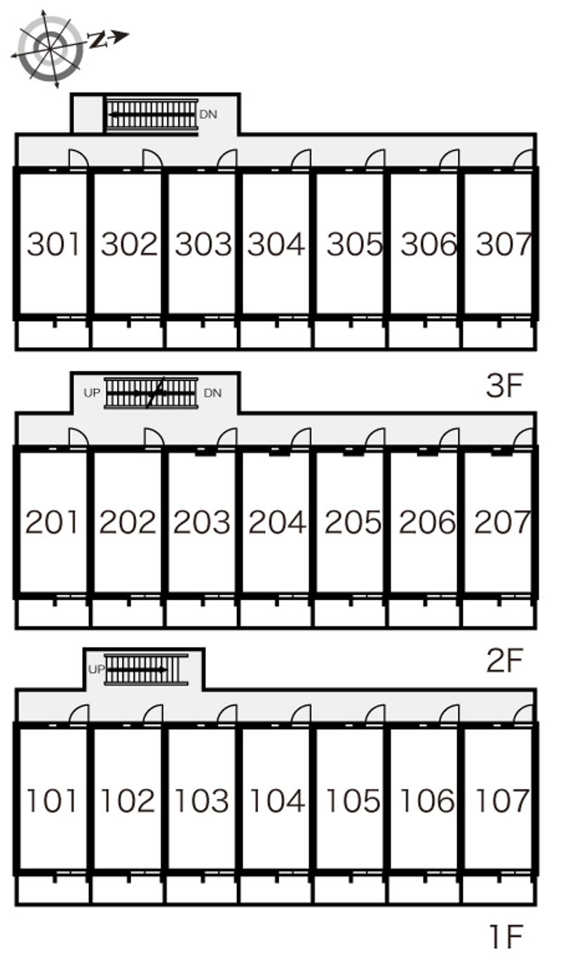 レオパレスＴＨ 間取配置図