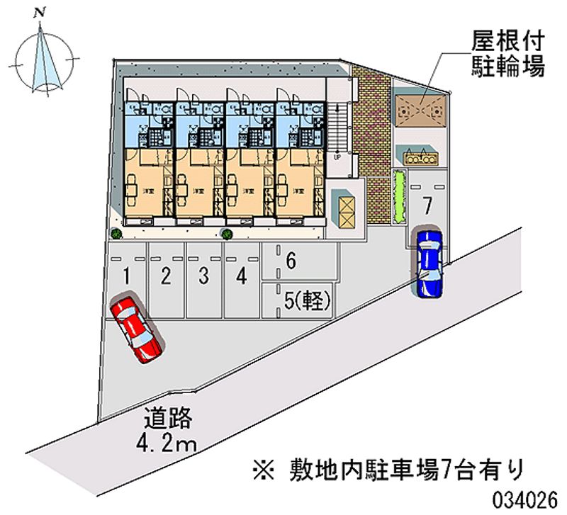 レオパレスサンモール 月極駐車場