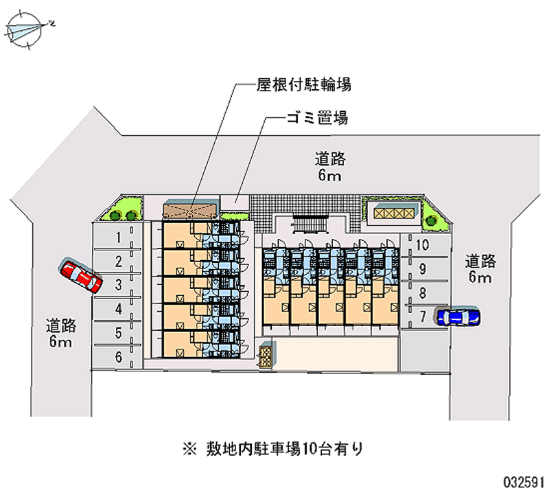 レオパレスヴィクトワール 月極駐車場