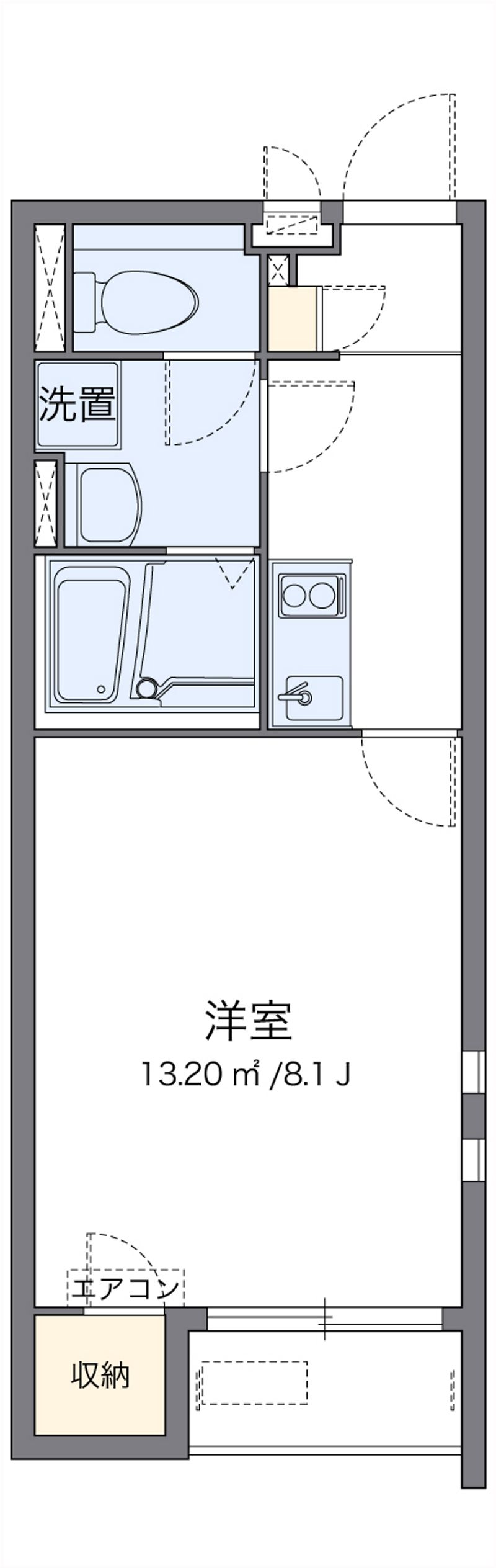 クレイノ大桐 間取図