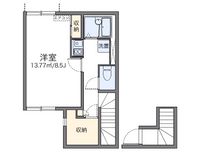 レオネクストピュアよびつぎⅡ 間取り図