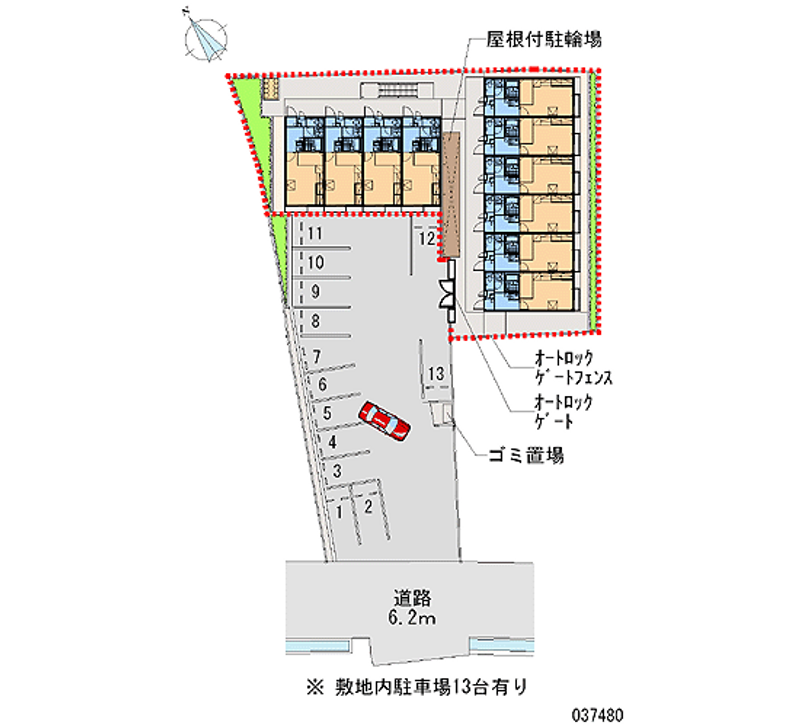 レオパレスＹｓ　ＣＯＵＲＴ 月極駐車場