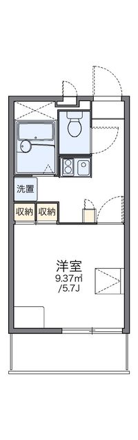 レオパレス日永レジデンス 間取り図