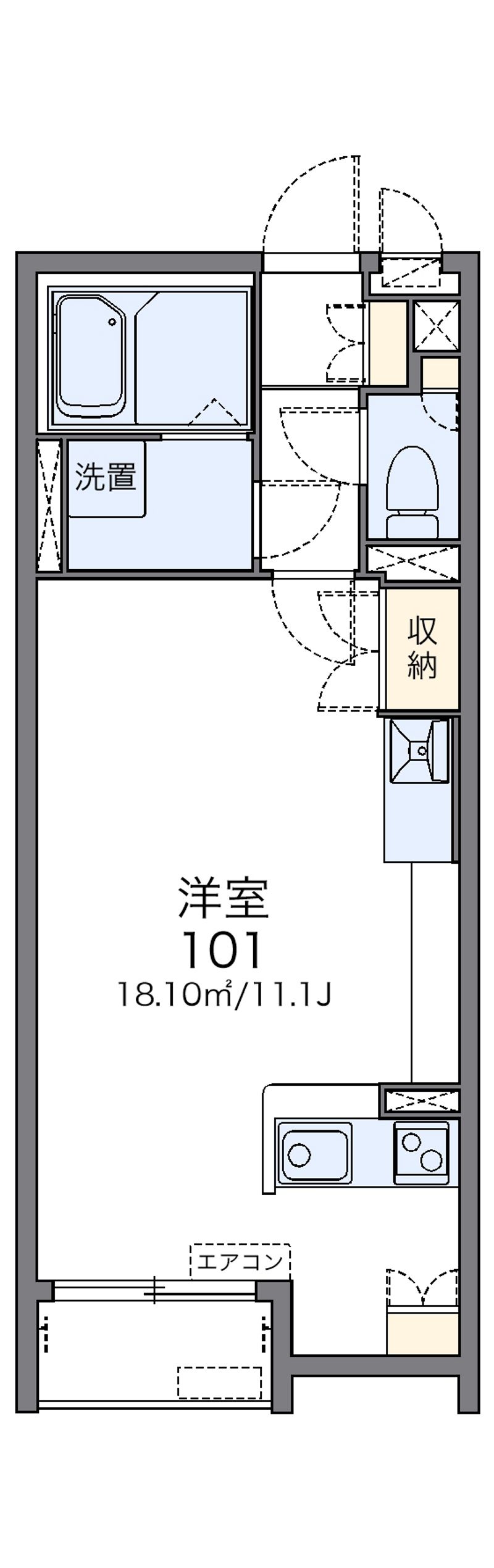 レオネクストフロレゾンＢ 間取図