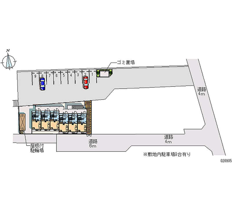 26905 Monthly parking lot