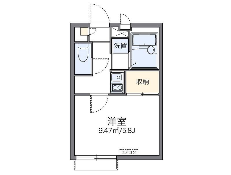 レオパレスＫＡＺＵ 間取図