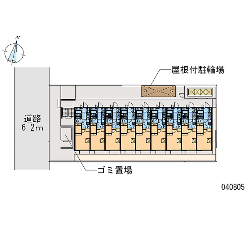 レオパレスピーチハイツ 区画図