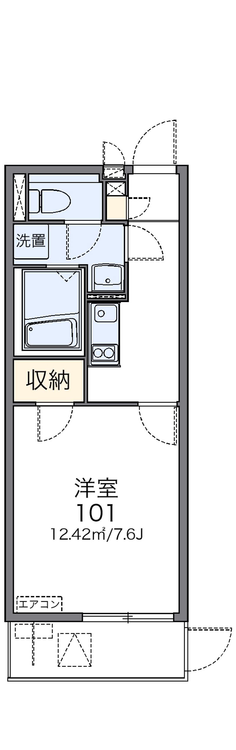 レオネクストリヴィエール武庫川 間取図
