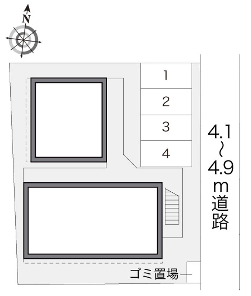レオパレス幸 配置図