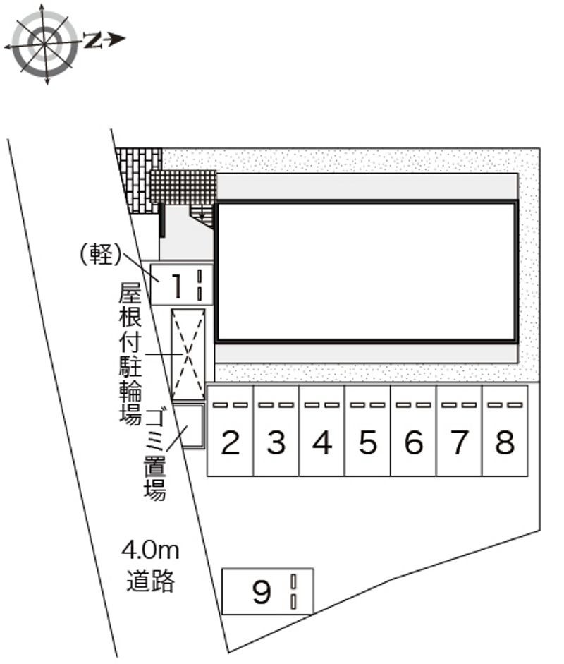 レオパレス小山田 配置図