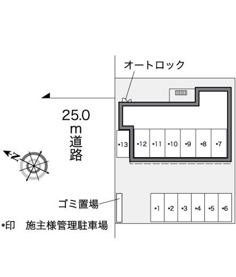 レオパレスＧｒｅｅｎ　Ｈｉｌｌ 配置図