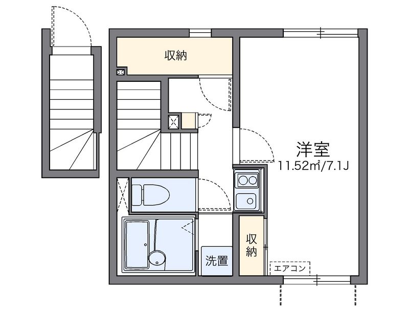 レオネクストシエルブルー戸塚 間取図