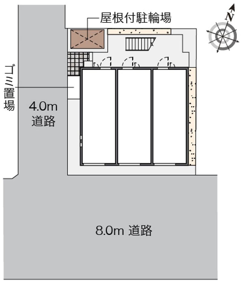 クレイノベルメゾン大森 配置図