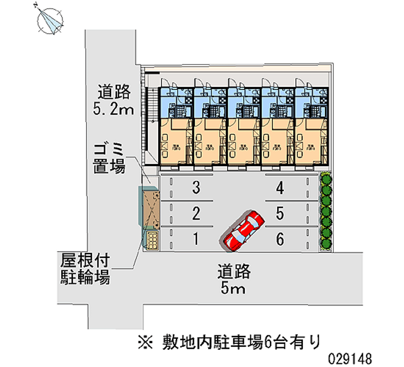 レオパレスゆうひ 月極駐車場