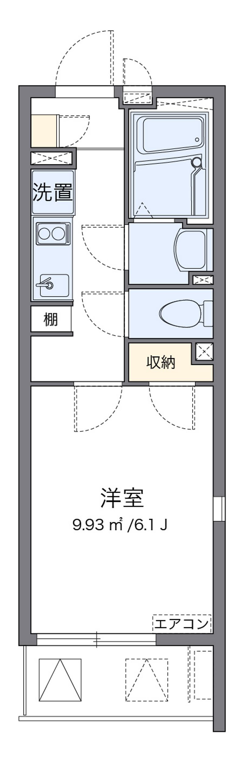 クレイノエヌズガーデン 間取図