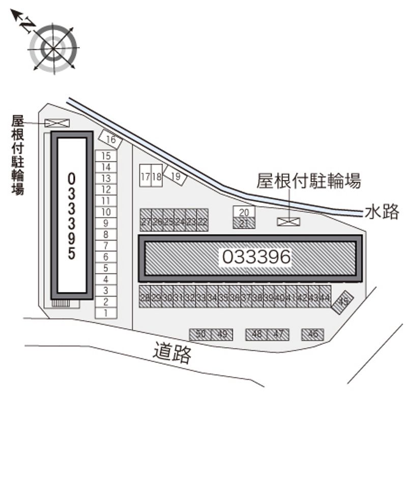 レオパレス長橋台Ⅱ 配置図