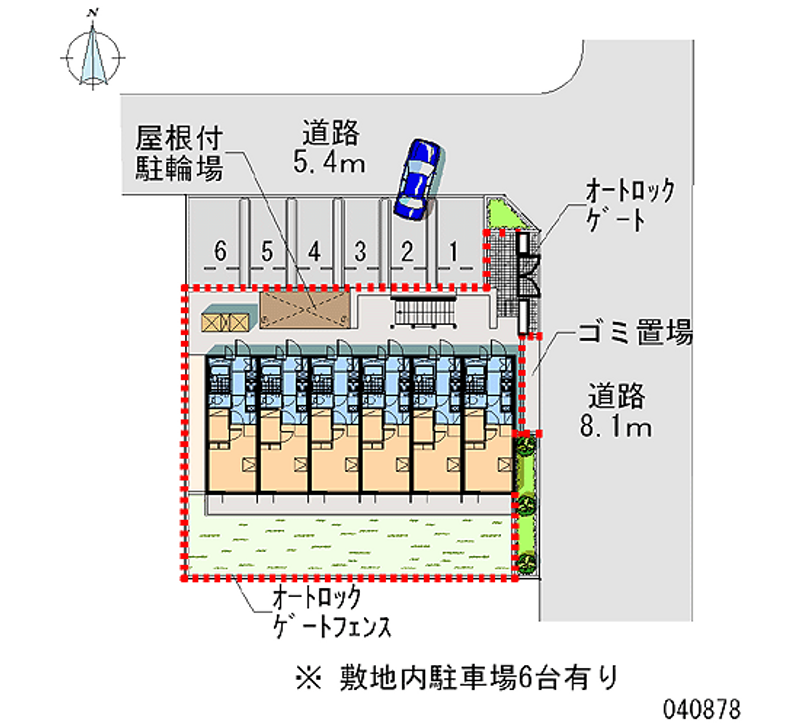 レオパレスＴＷＯビレッジ 区画図