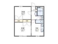 レオパレスエスペランザ 間取り図