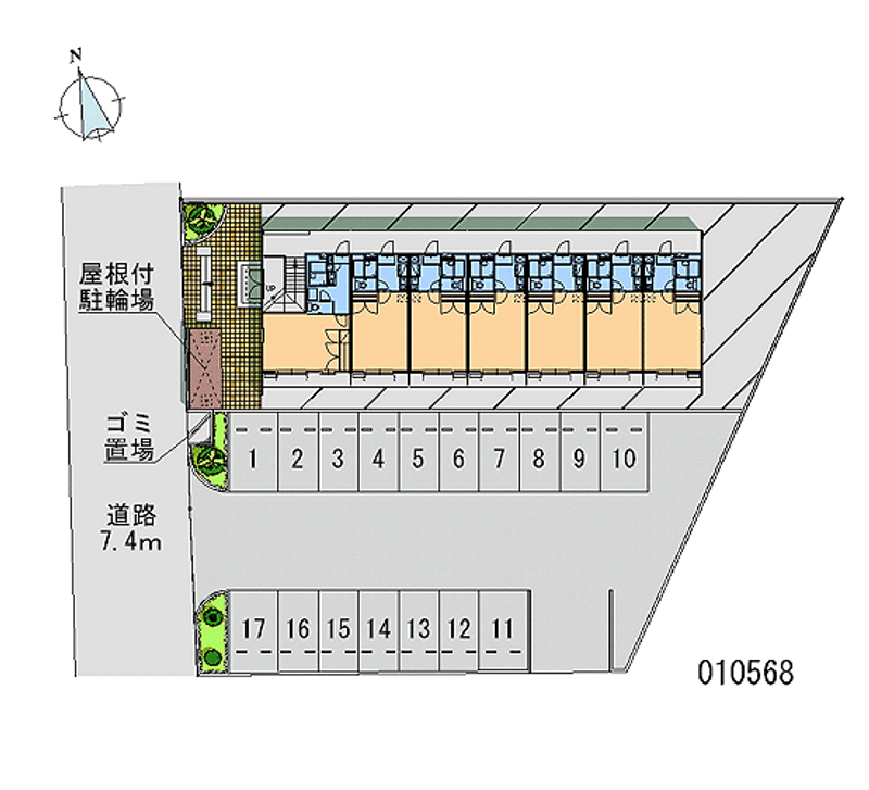 10568月租停车场