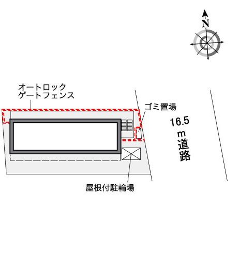 レオパレスベレオＭ 配置図