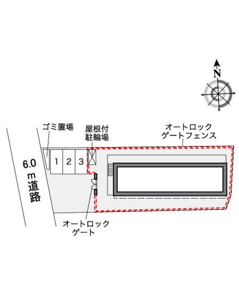 レオパレスル　ソレイユ 駐車場