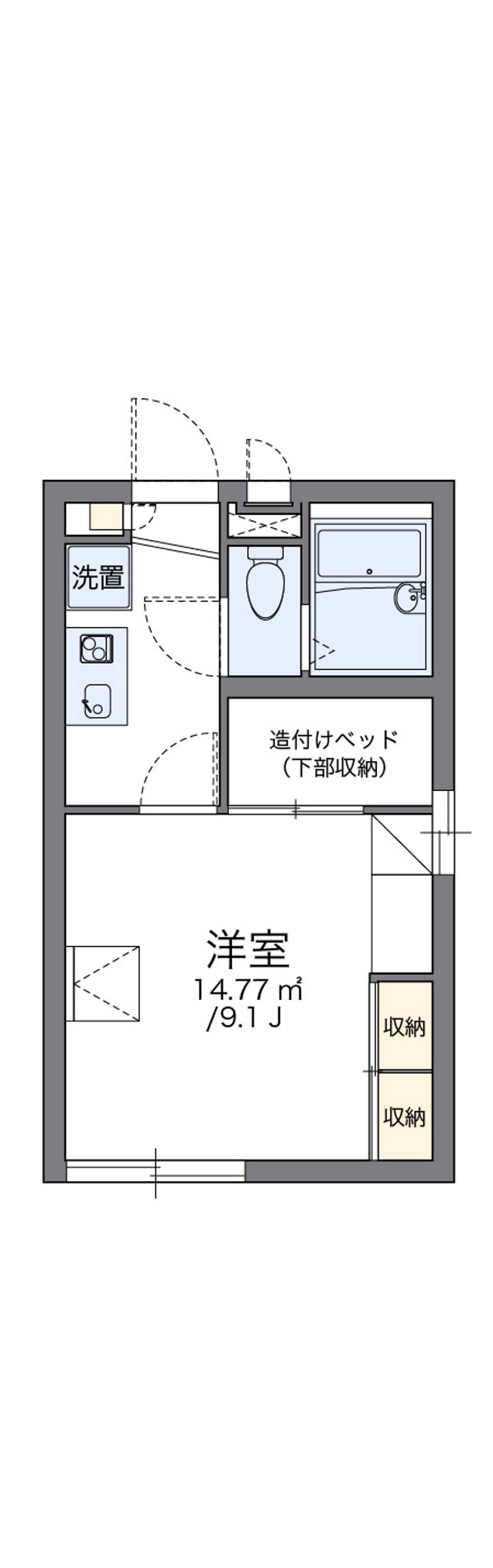 レオパレスたんぽぽ 間取図