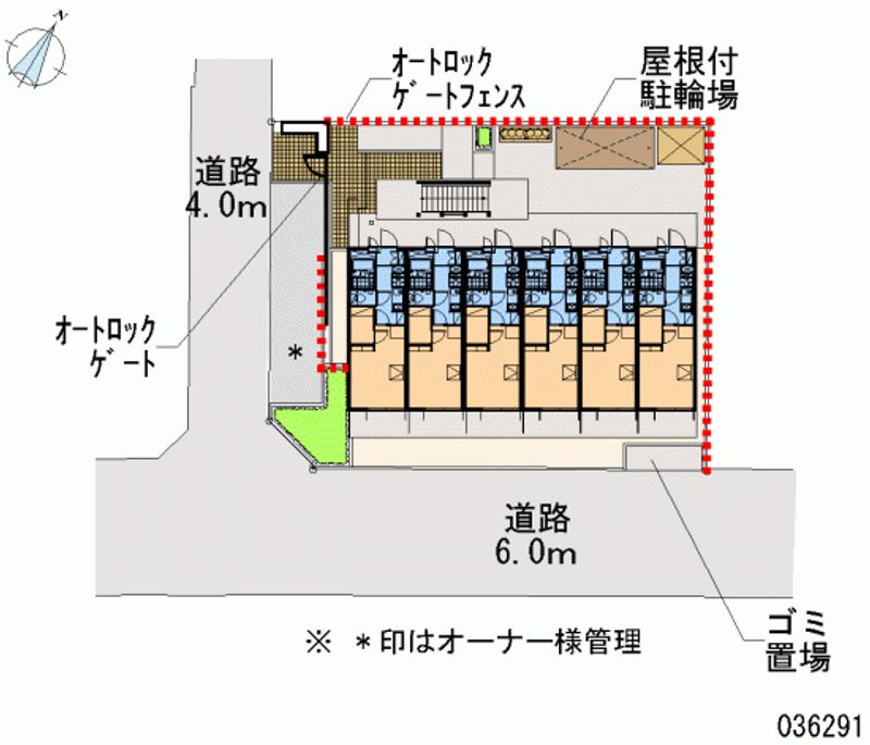 レオパレス南台 区画図