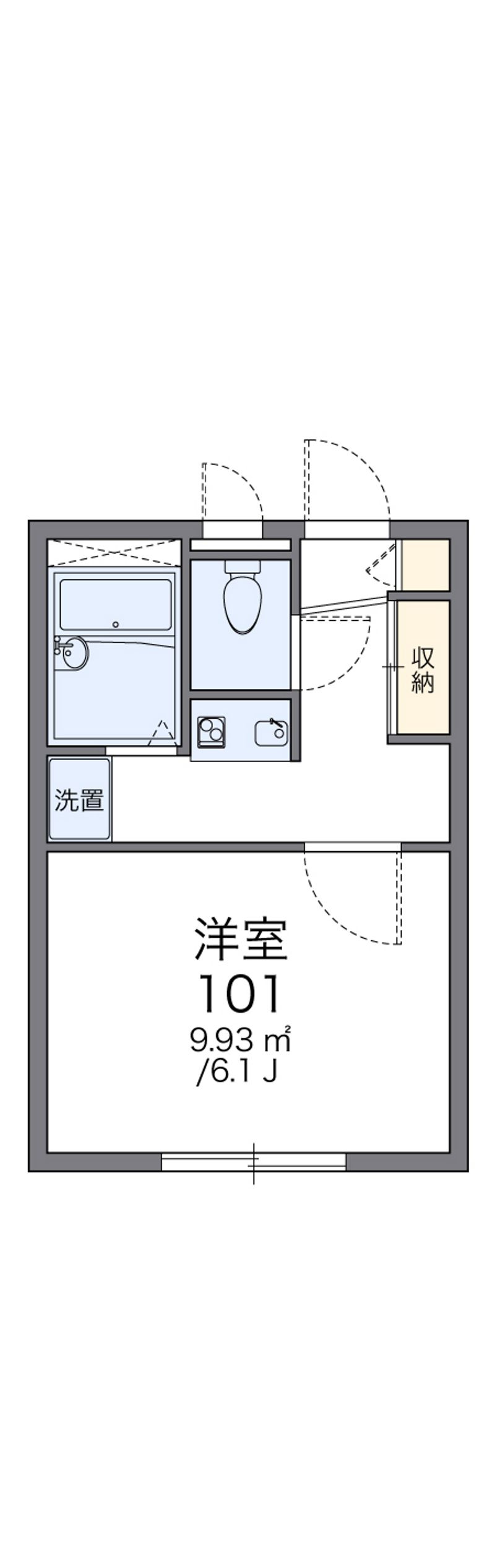 レオパレスアルカンシェルⅡ 間取図