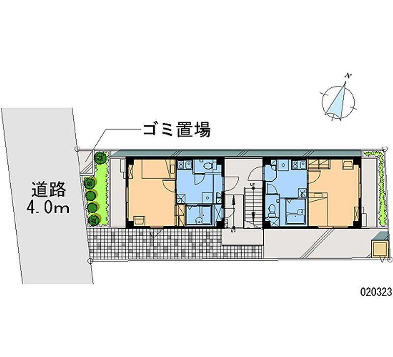 レオパレス池袋ウエスト 区画図