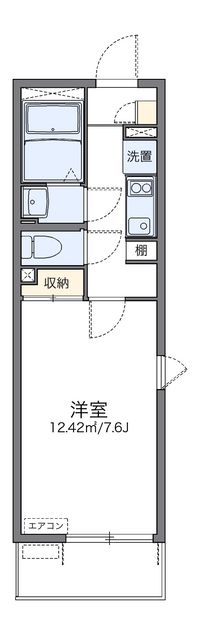 レオネクストアローマ稲毛 間取り図