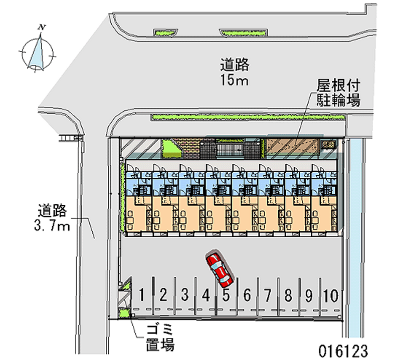 レオパレスアドリア館 月極駐車場