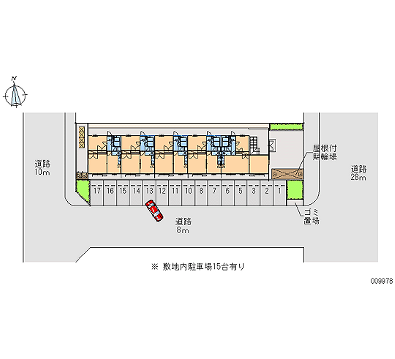 09978 Monthly parking lot