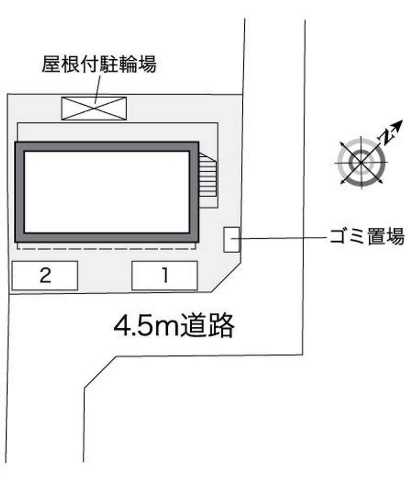 レオパレスドリームＫⅡ 配置図